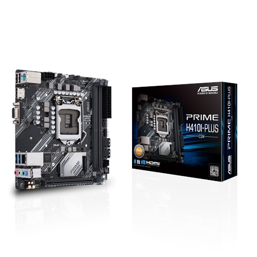 ASUS PRIME H410I-PLUS/CSM Intel H410 (LGA 1200) Mini-ITX motherboard, M ...